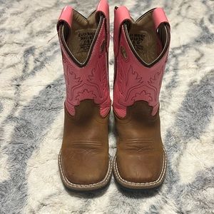 Pink Old West Boots